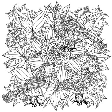 kitap antistress tarzı resim boyama