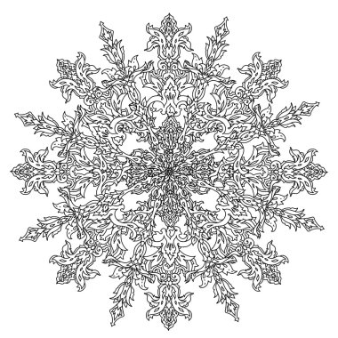 Boyama kitabı için desen.