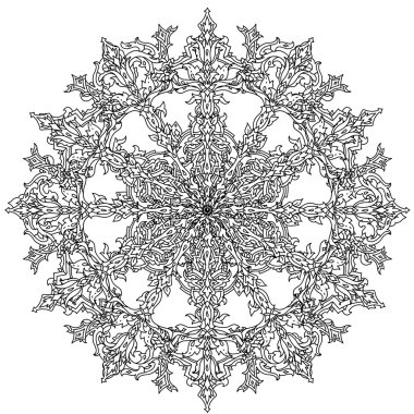 Boyama kitabı için desen.