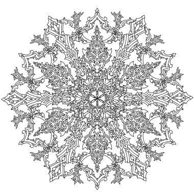 Boyama kitabı için desen.