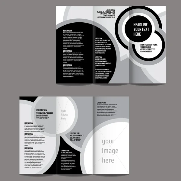 Brochure design template — Stock Vector