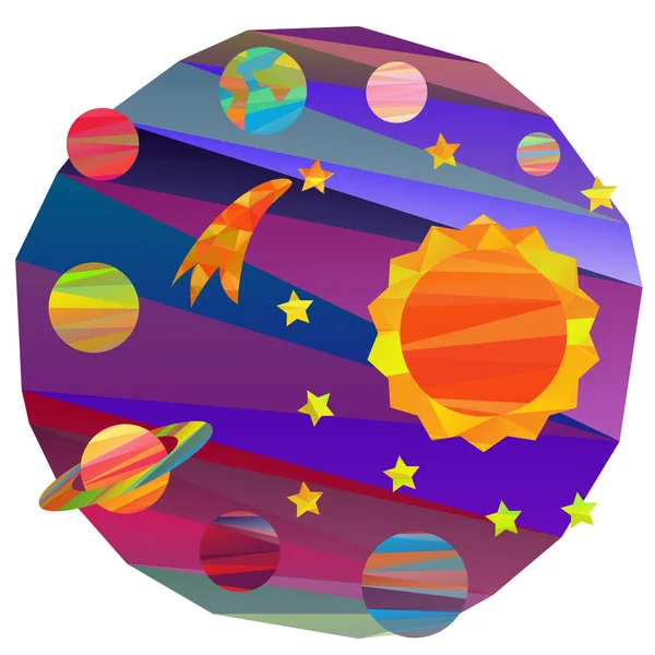Векторные изображения планет — стоковый вектор