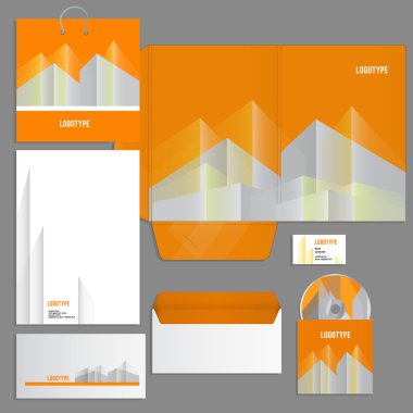 gri kurumsal kimlik şablonu 