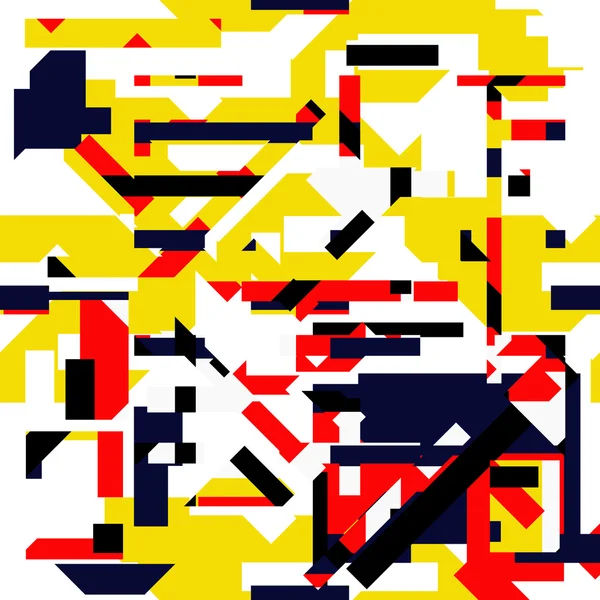 Abstracte levendige kleurrijke naadloze patroon — Stockvector