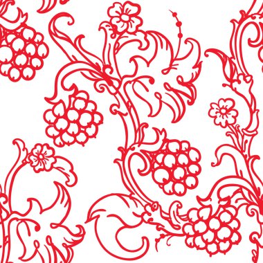 Ortaçağ çiçek desenli 