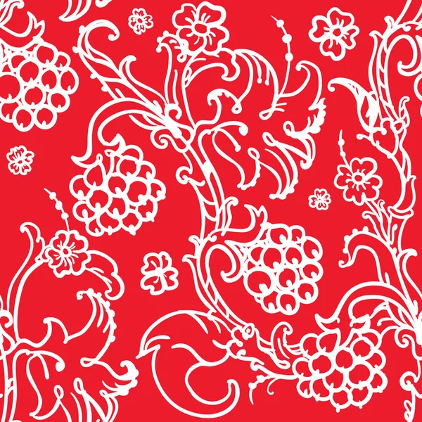 Medieval floral pattern — Stock Vector