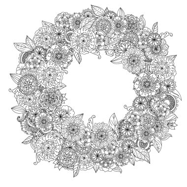 Boyama kitabı için desen.