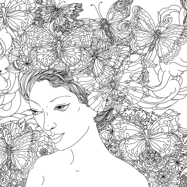 Beautiful fashion women Vector Graphics