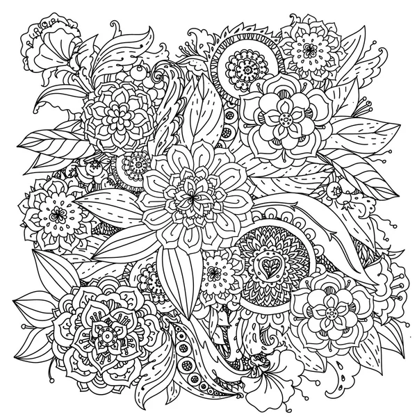 Pattern for coloring book. — Stock Photo, Image