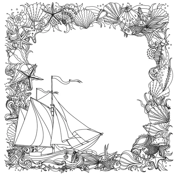 Boyama kitabı için desen.