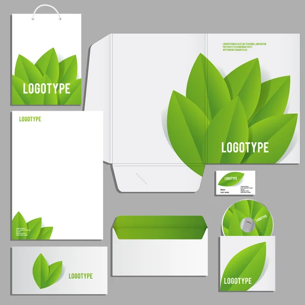 Corporate identity template. — Stock Vector