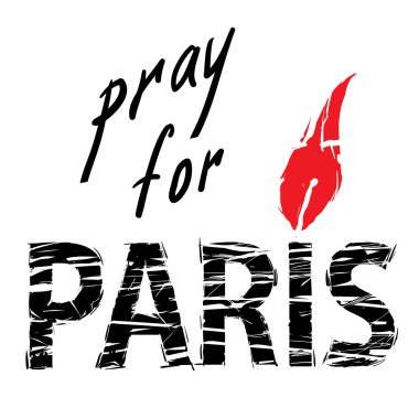 Paris ve mum bir dua için