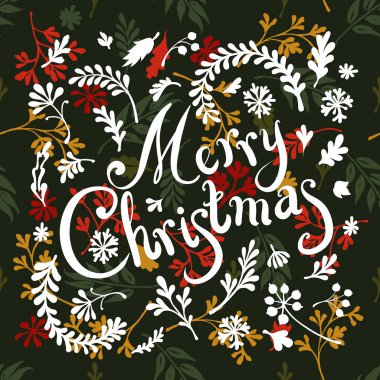 Kış yaprakların skeç