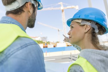 Mühendisler sitesi planları kontrol binasında