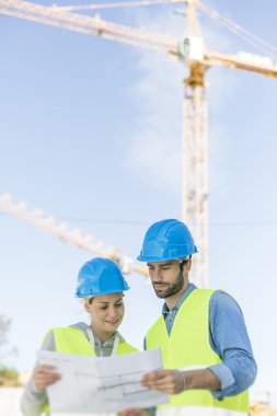 Mühendisler sitesi planları kontrol binasında