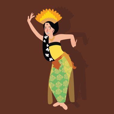 bali balinese dancer traditional indonesia dance kecak culture costume asian woman girl