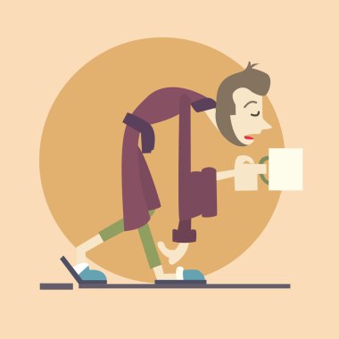 tembel adam getirmek sabah kahve uyan