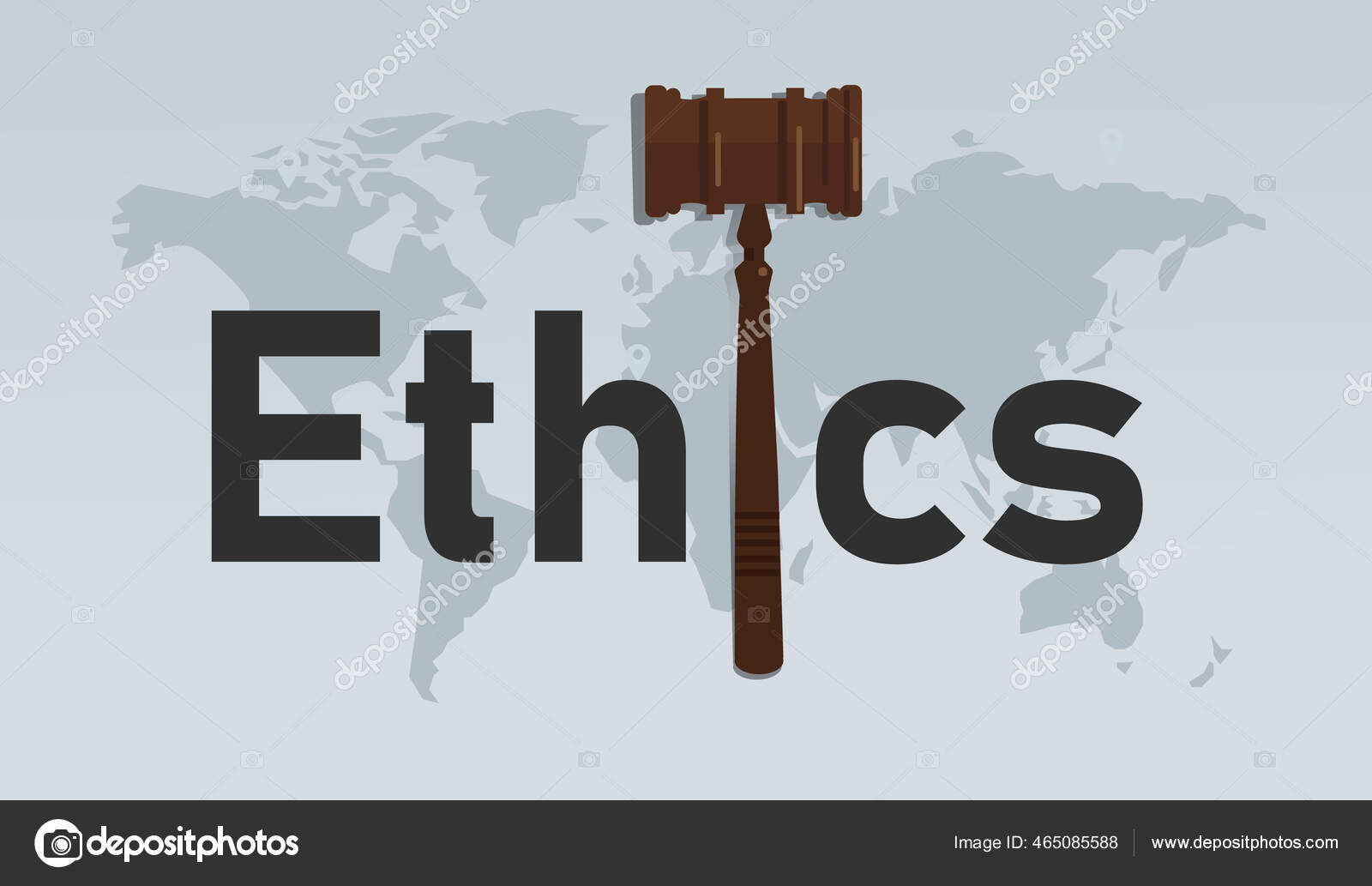 Этика И Закон Символизируют Этическую Мораль При Принятии Решений.