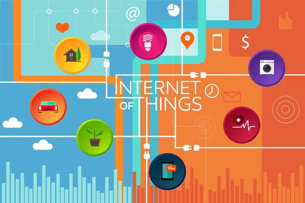 Internet das coisas coisa —  Vetores de Stock