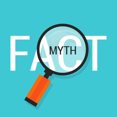 fact or myth fiction true clipart