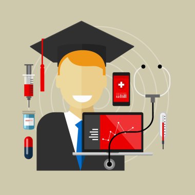 tıbbi sağlık üniversite eğitim sınıfı mezunu