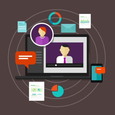 webinar çevrimiçi eğitim eğitim kavramı uzaktan e-öğrenme eğitim