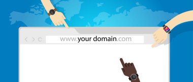 etki alanı adı web iş Internet kavramı url