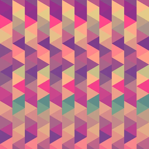 Hintergrund Dreieck Vektor geometrische Vintage-Farbe — Stockvektor