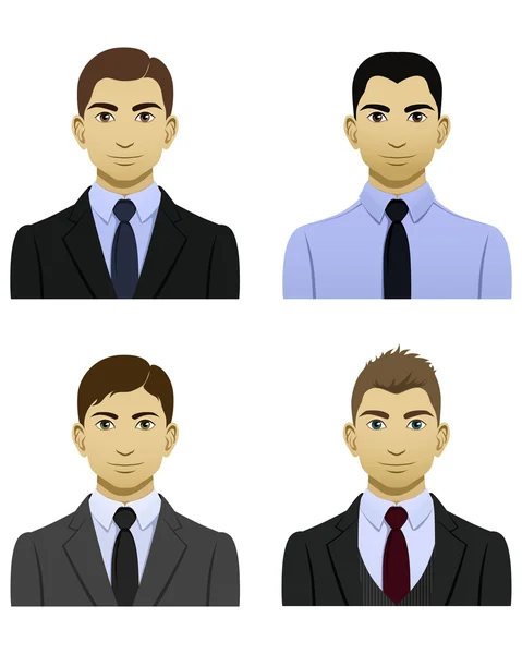 Male business icons — 图库矢量图片