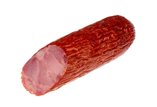 Cracovie saucisse fumée isolé . — Photo