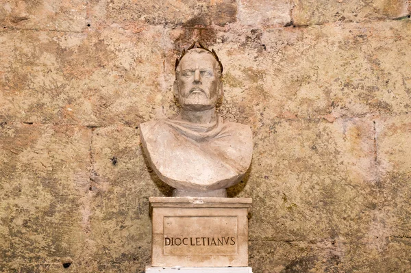Yeraltı Diocletian palace, Split, Hırvatistan.