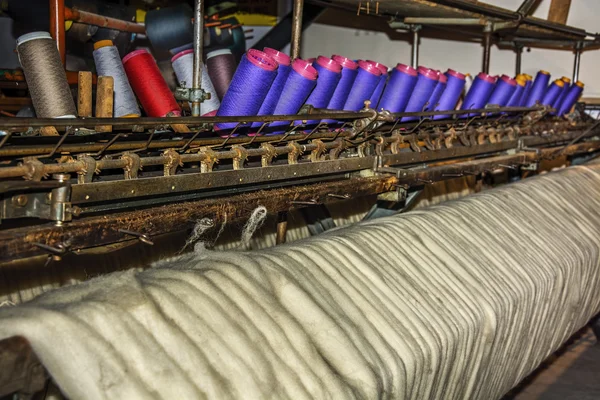 Alte Textilmaschine — Stockfoto