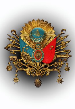 Eski Osmanlı İmparatorluğu amblemi (eski Türk sembolü )
