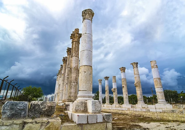 Soloi pompeipolis, král silnici (mersin, Turecko) — Stock fotografie