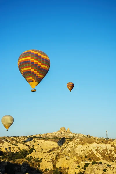 Varmluftsballonger (Kappadokien, Turkiet) — Stockfoto