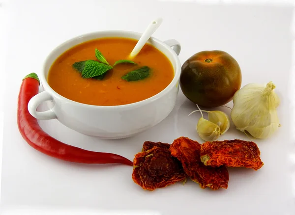 Tomato soup — Stock Photo, Image