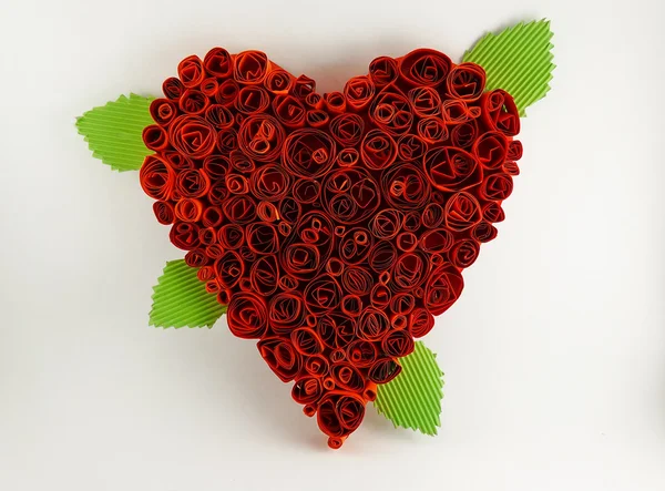 Heart from paper — Stock Photo, Image