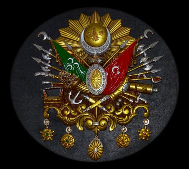 Türk eski Osmanlı İmparatorluğu amblemi