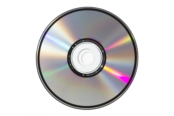 Enkele Cd op witte achtergrond — Stockfoto