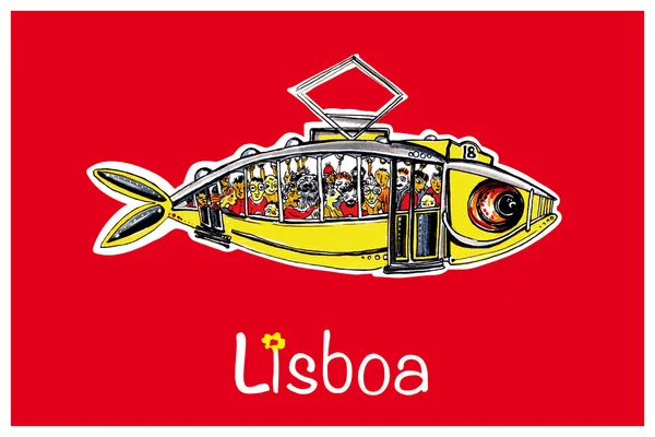 Lizbon tramvay sardalya