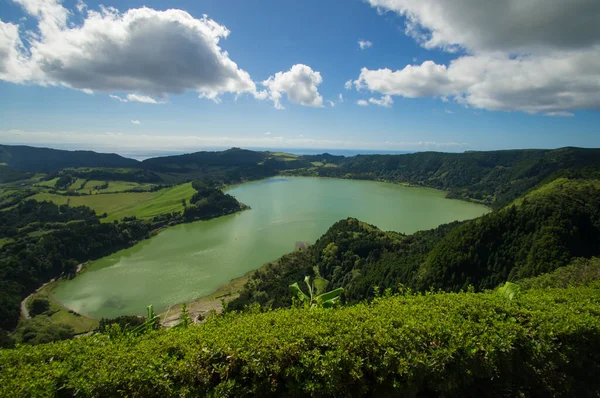 Volcanic Crater Lake Furnas Azores — ストック写真