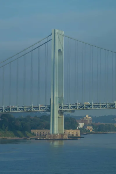 Мост Верразано Узроуз Нью Йорке — стоковое фото