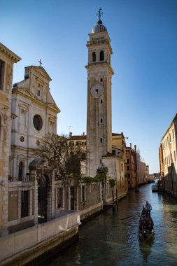 Venedik, İtalya 'da bir kule