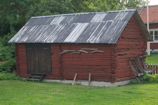 Falu roter Schuppen — Stockfoto