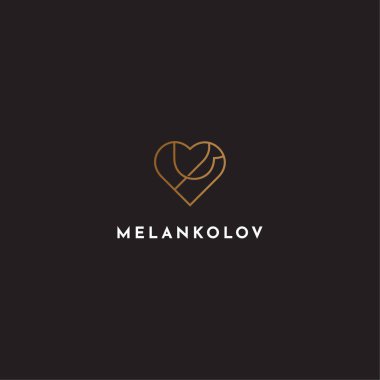 Ajansınızı büyütmek için farklı nesnelerle logo Aşk Simgesi 