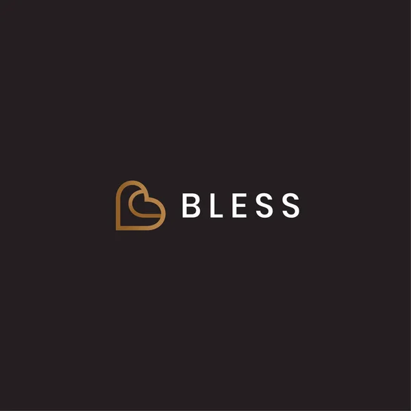Ajansınızı büyütmek için farklı nesnelerle logo Aşk Simgesi 