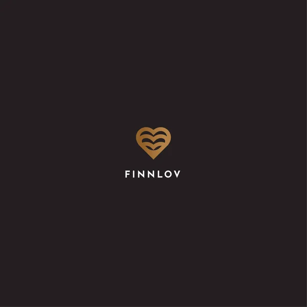 Ajansınızı büyütmek için farklı nesnelerle logo Aşk Simgesi 