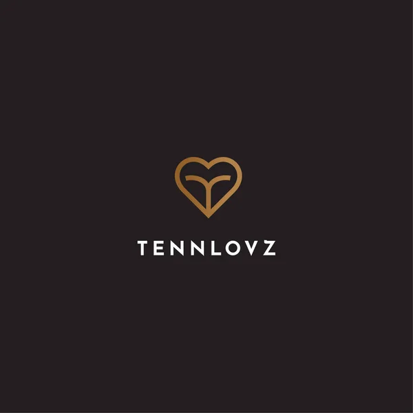 Ajansınızı büyütmek için farklı nesnelerle logo Aşk Simgesi 