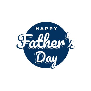 Mobilya Babalar Günü 'nün arka planında daire şeklinde harfler var. Mutlu Babalar Günü yazıları daire şeklinde..