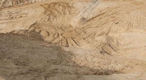 Sand mine in Russia from above.